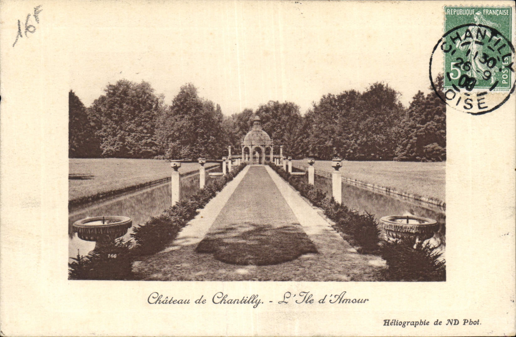 CPA Chateau de Chantilly L'He d'Amour 