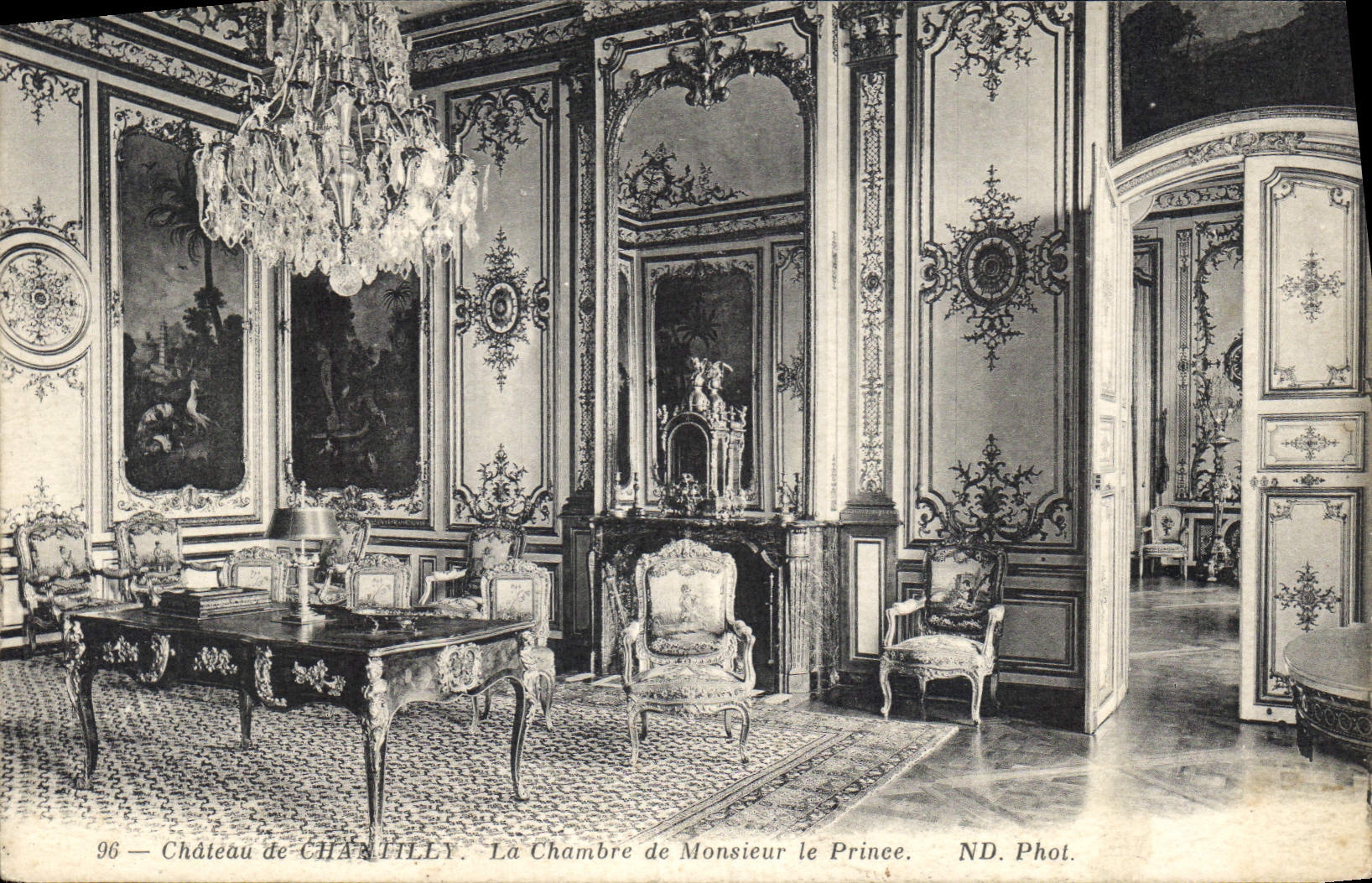 CPA Chateau de Chantilly La Chambre de Monsieur le  Prince 