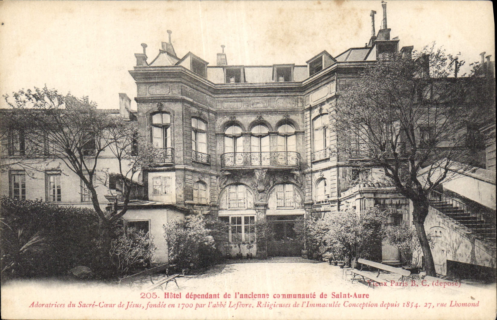 CPA Hotel dependant del'ancienne communaute de Saint Aure