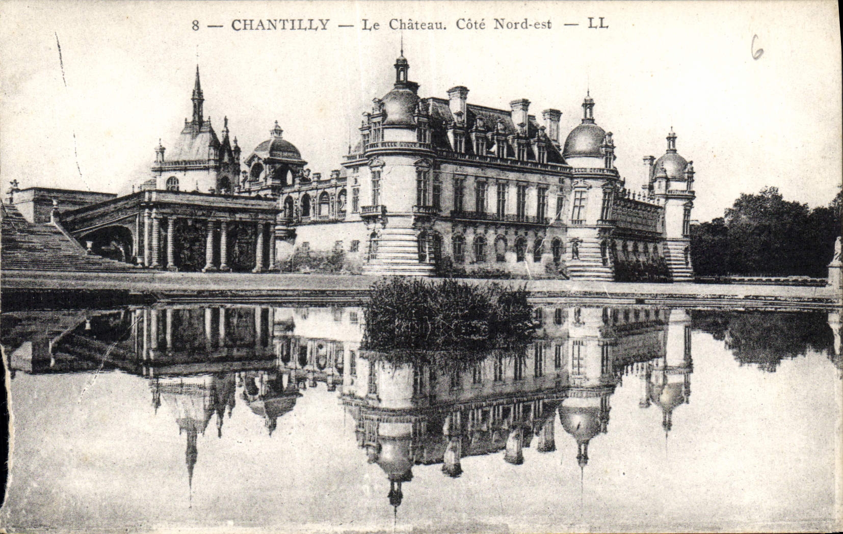 CPA Chantilly Le Chateau Cote Nord est 
