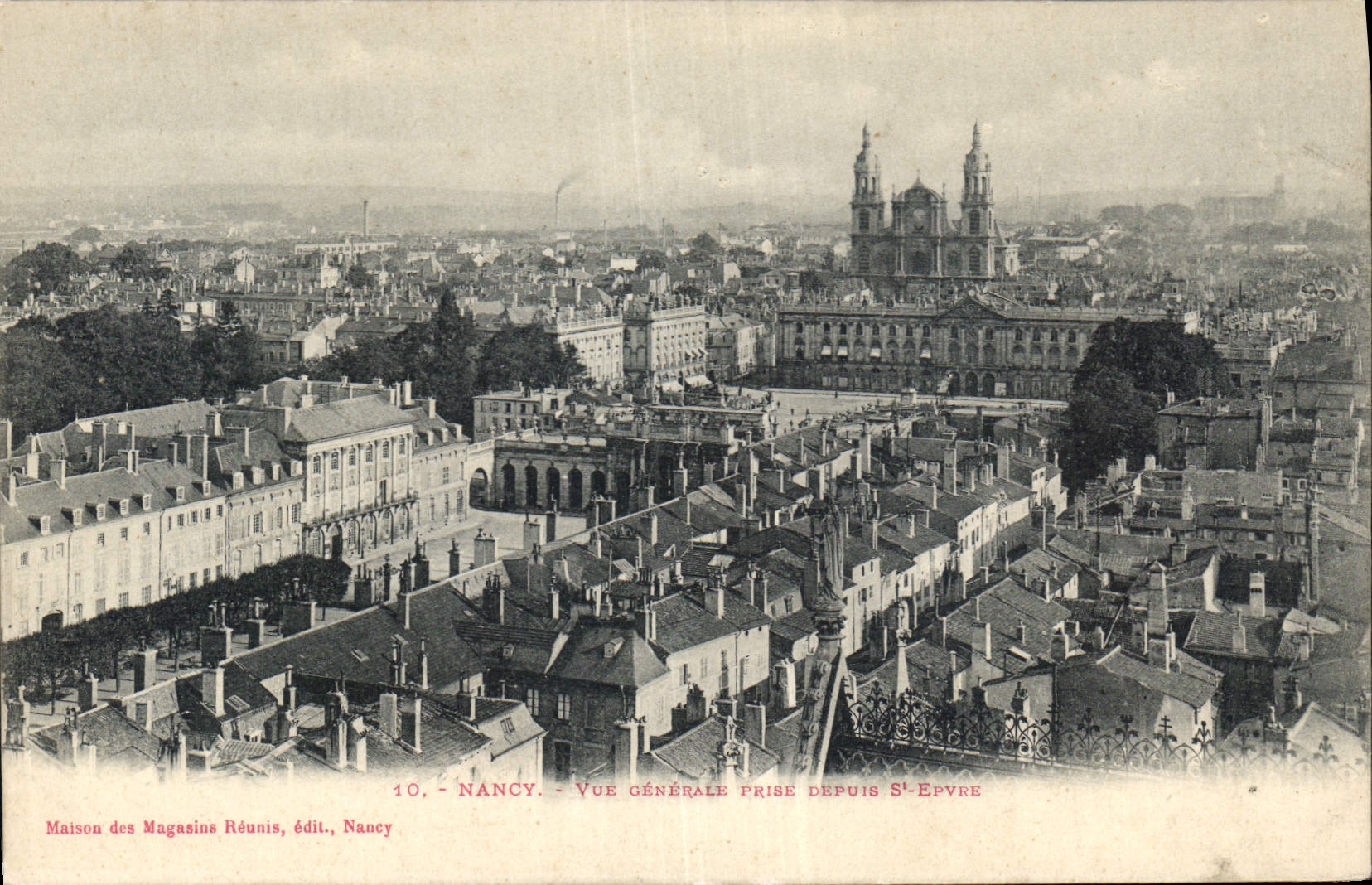 CPA Nancy Vue Genereale prise Depuis St Epvre 