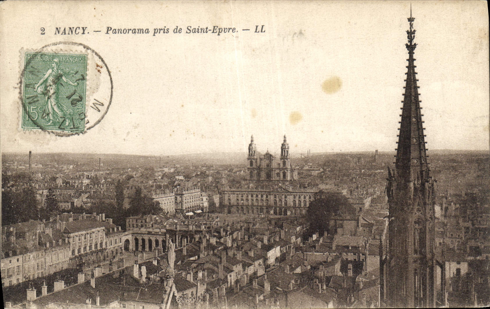 CPA Nancy Panoramique pris de Saint Espore 