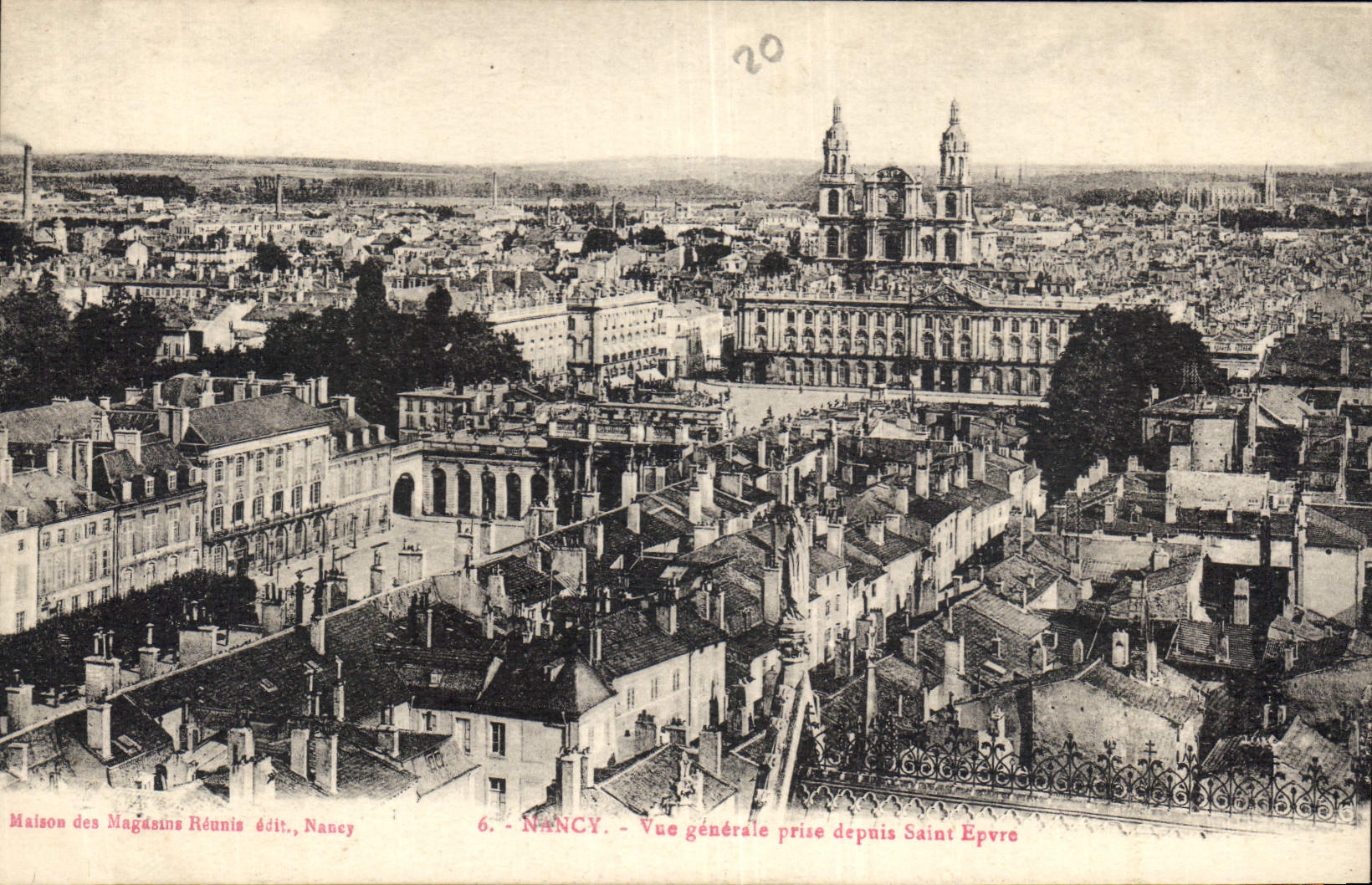 CPA Nancy Vue generale prise depuis Saint Epvre 