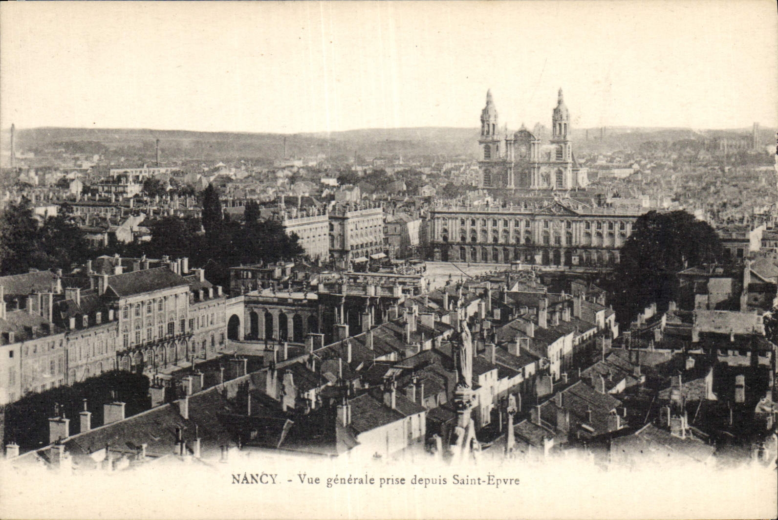 CPA Nancy genereale prise depuis Saint Epvre 
