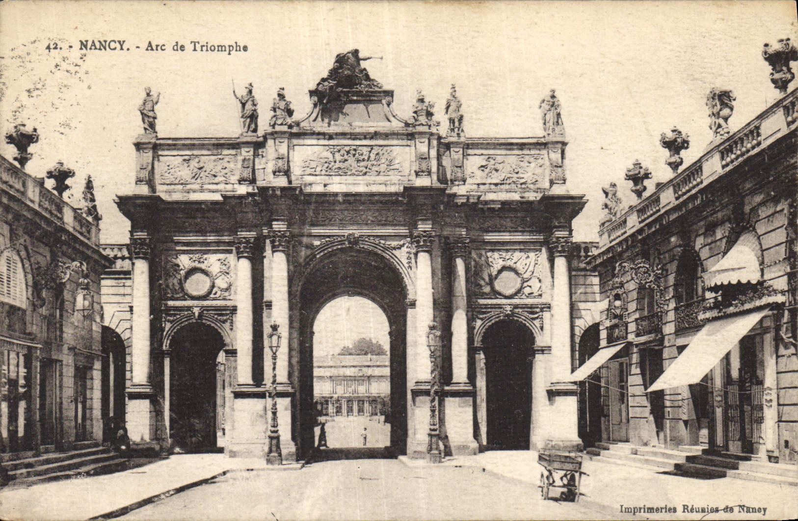 CPA Nancy L'Arc de Triomphe 
