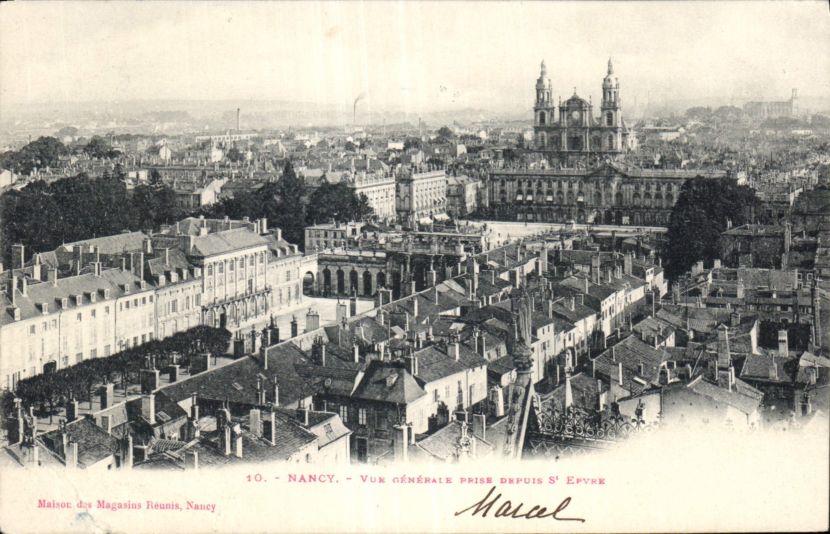 CPA Nancy Vue generale prise depuis Epvres 