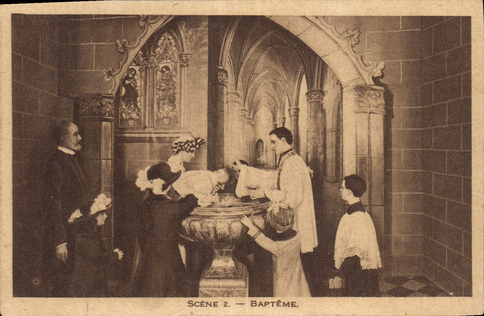 CPA Bapteme 