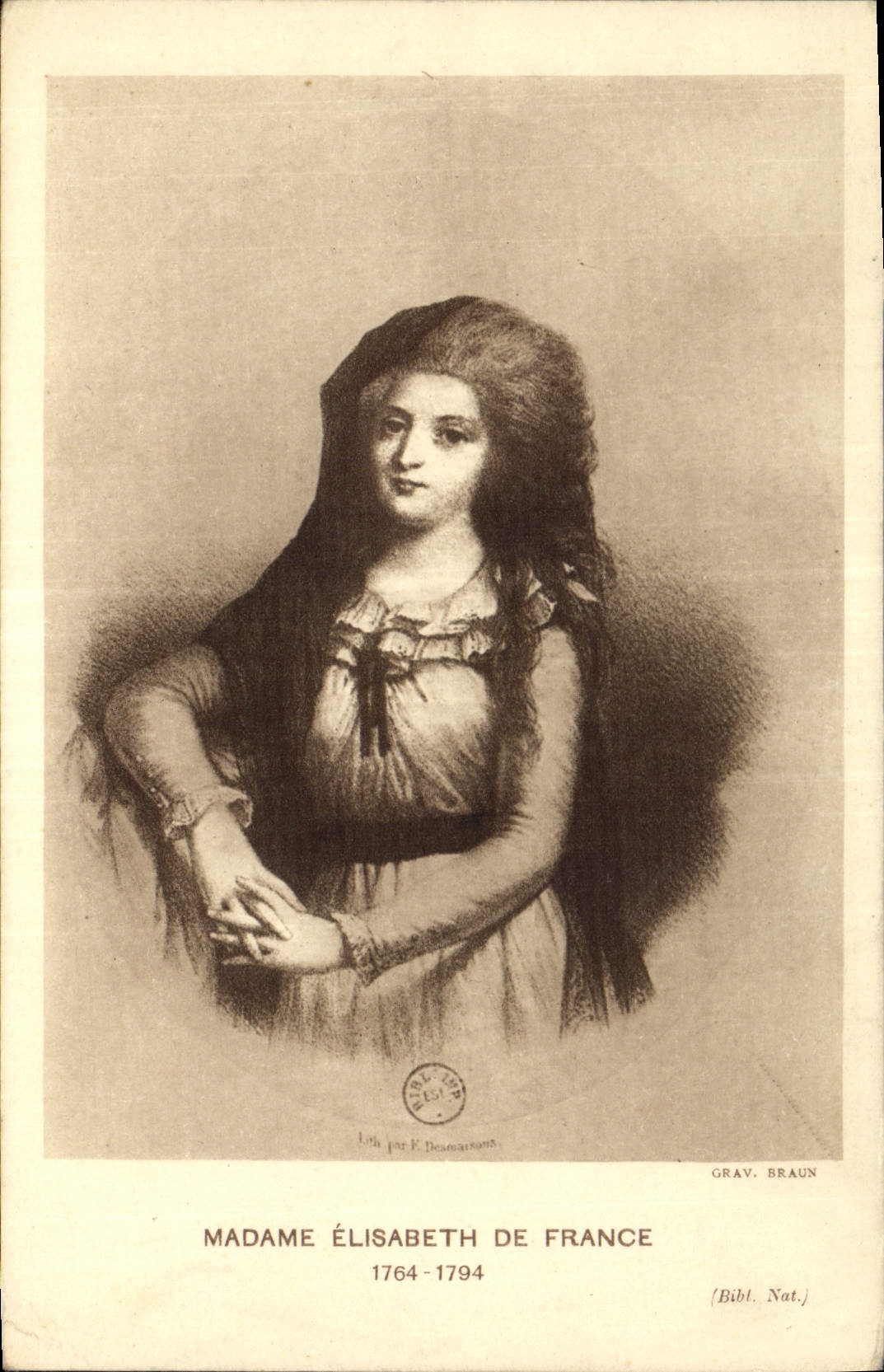 CPA Madame Eslisabeth de France 