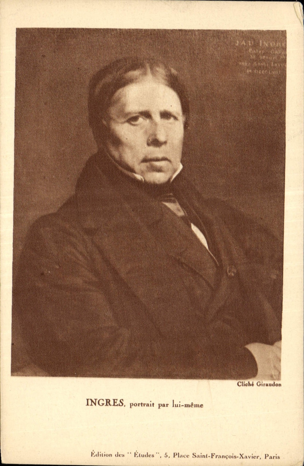 CPA Ingres portrait par lui meme 