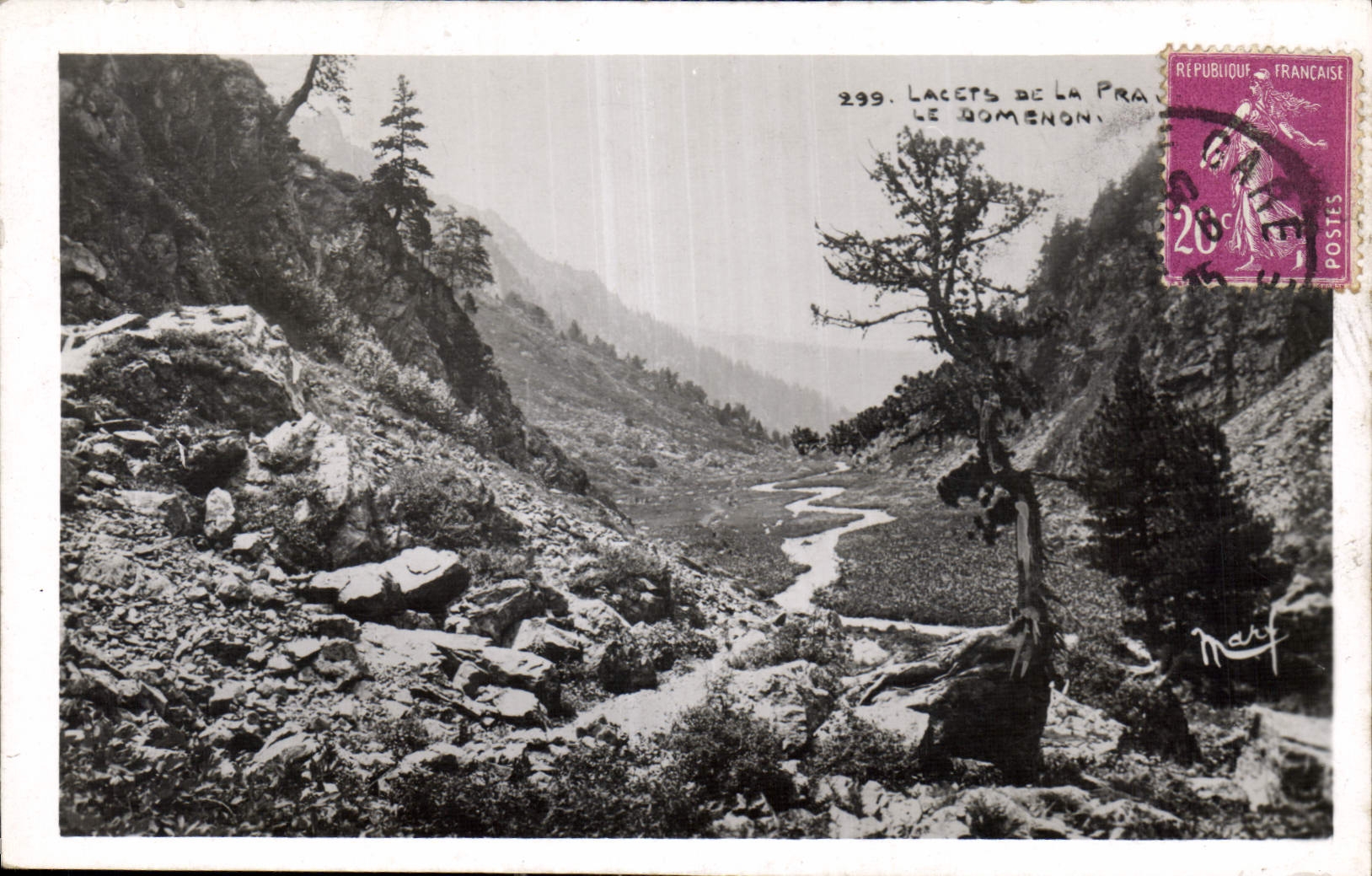 CPA Lacets Le Domenon