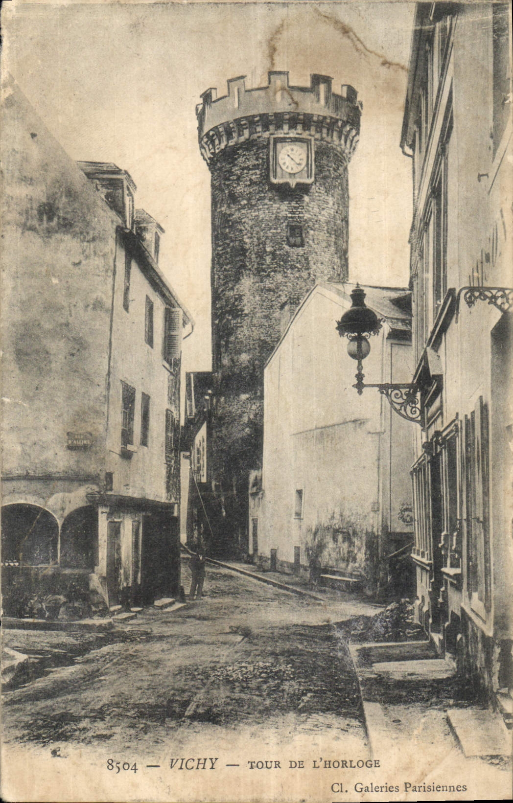 CPA Vichy Tour de L'Horloge 
