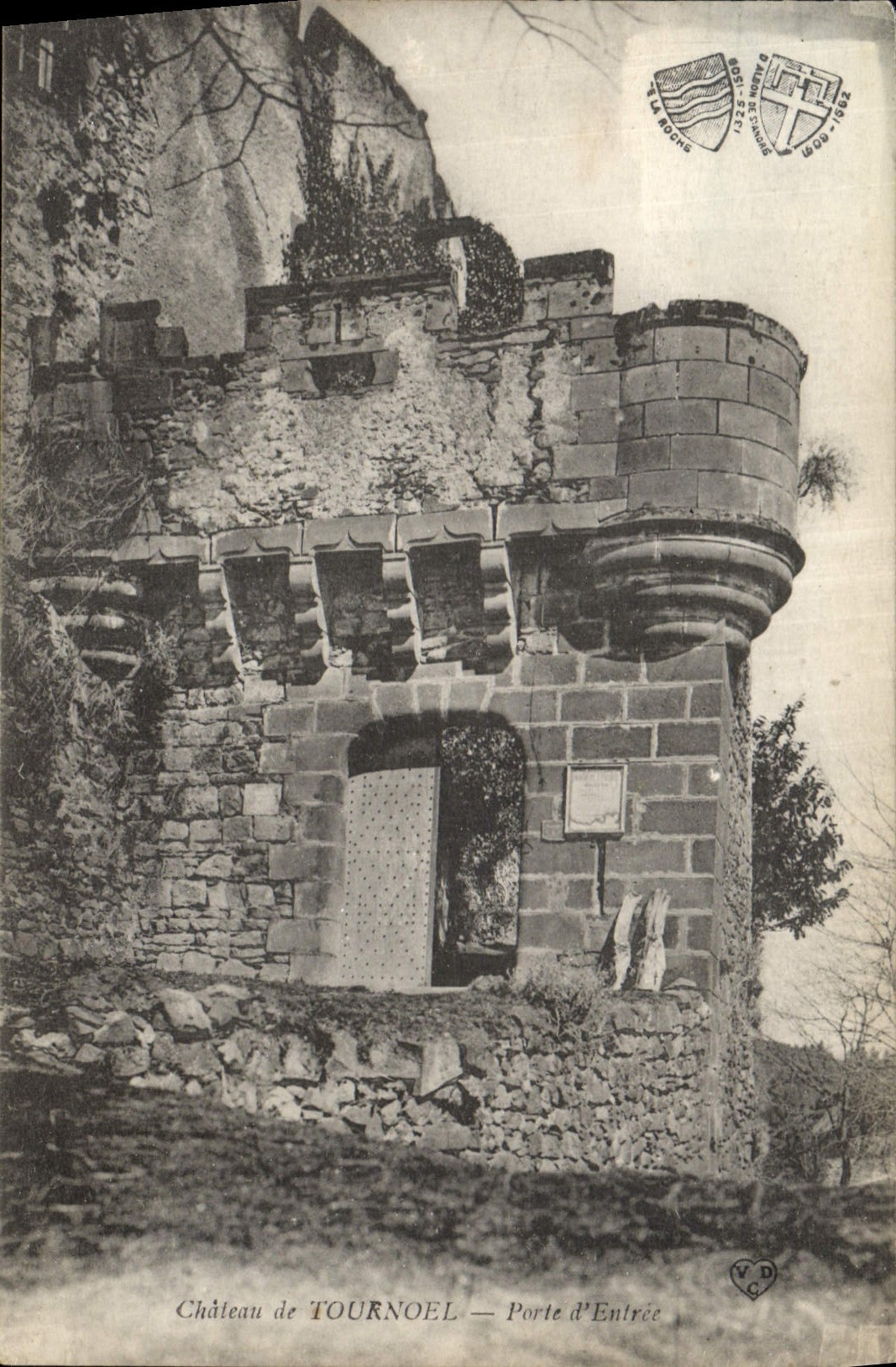 CPA Chateau de Tournoel Porte d'Entree 