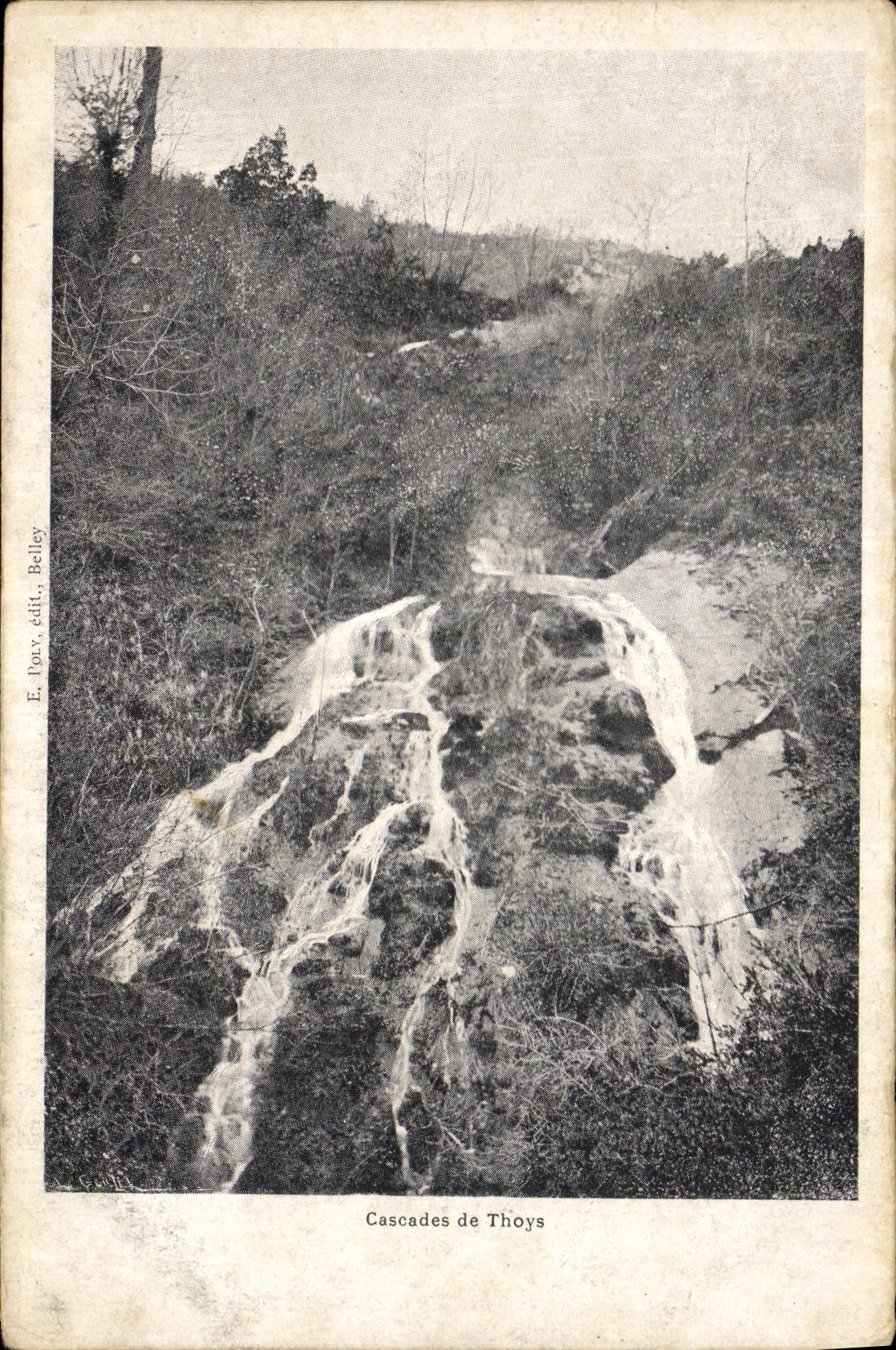 CPA Cascade de Thoys 