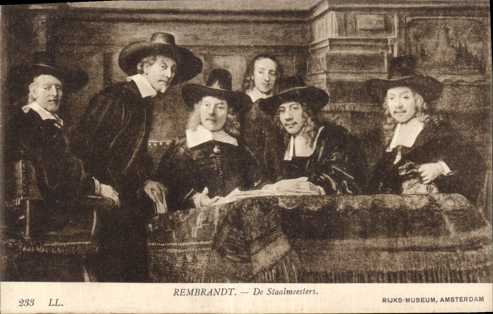 CPA Rembrandt De Staalmeesters 