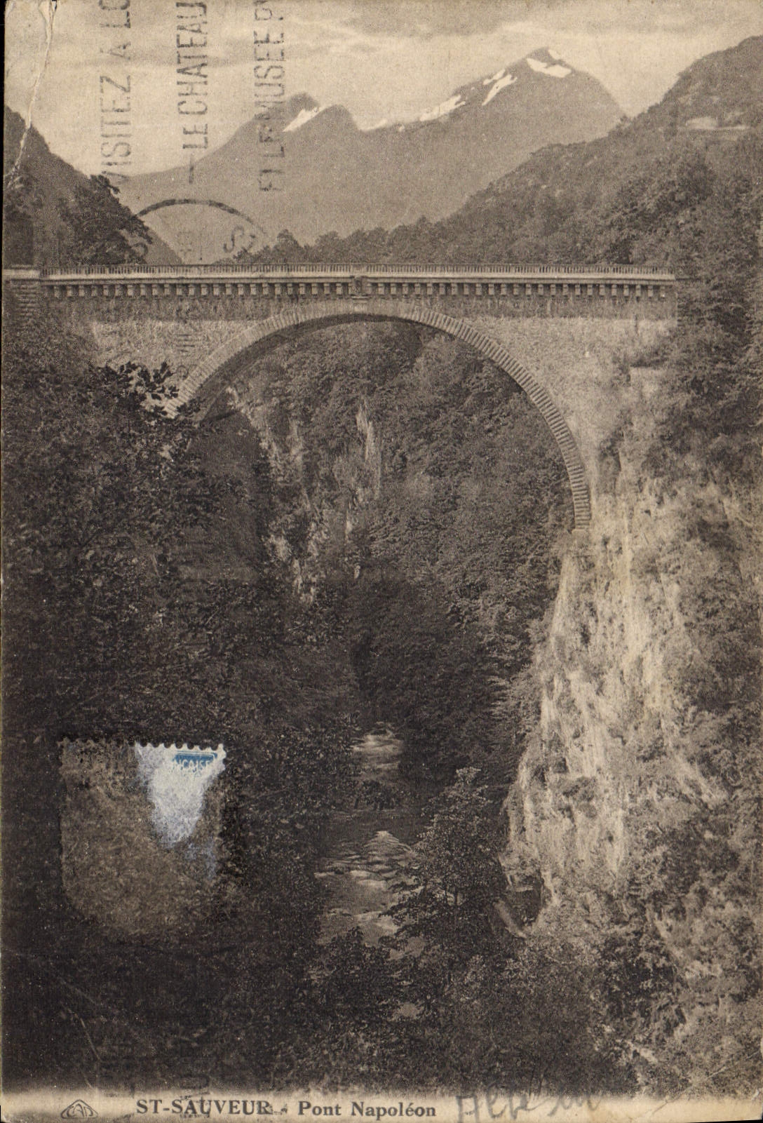 CPA St Sauveur Pont Napoleon 