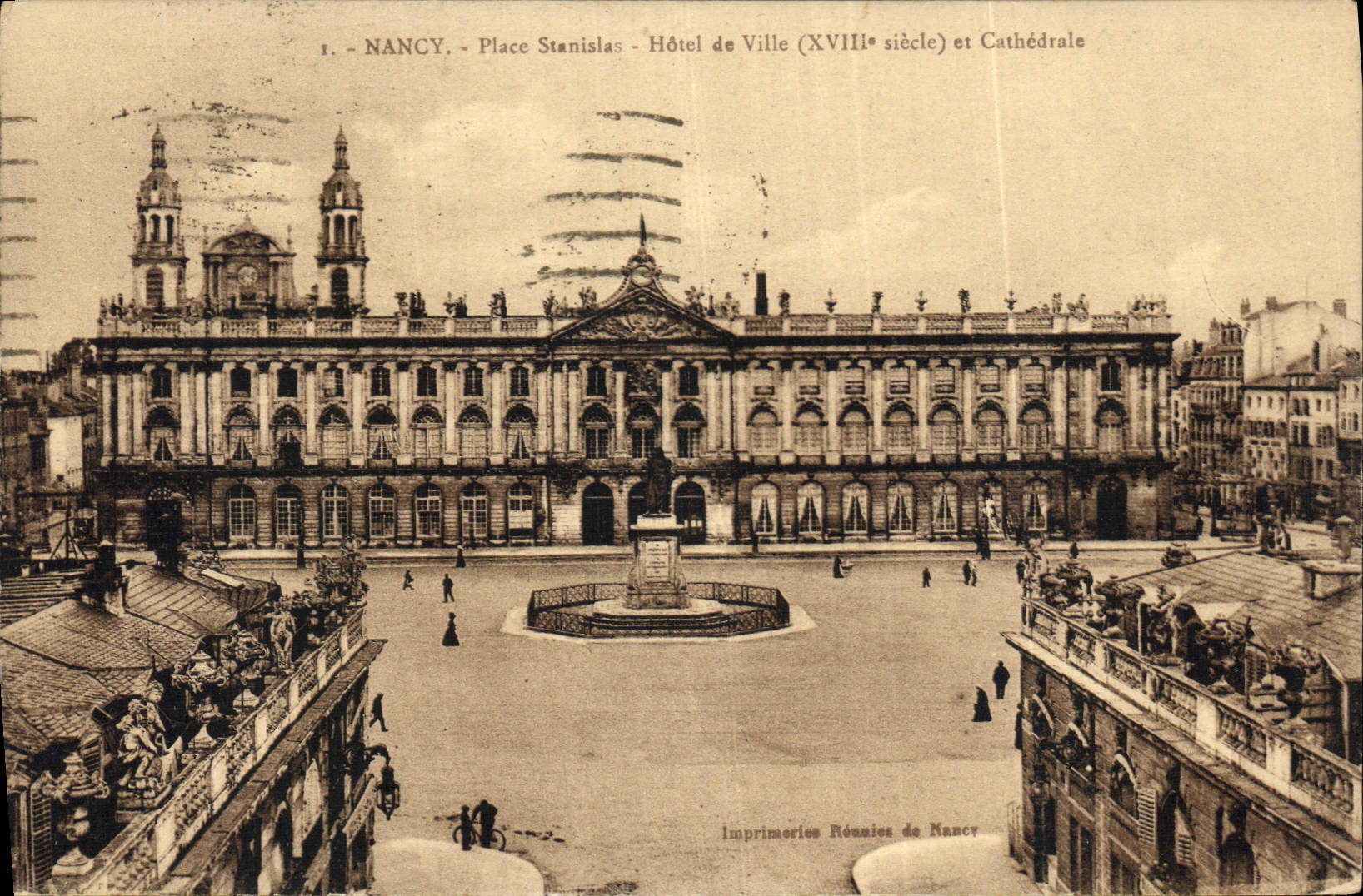 CPA Nancy  Place Stanislas hotel de Ville 