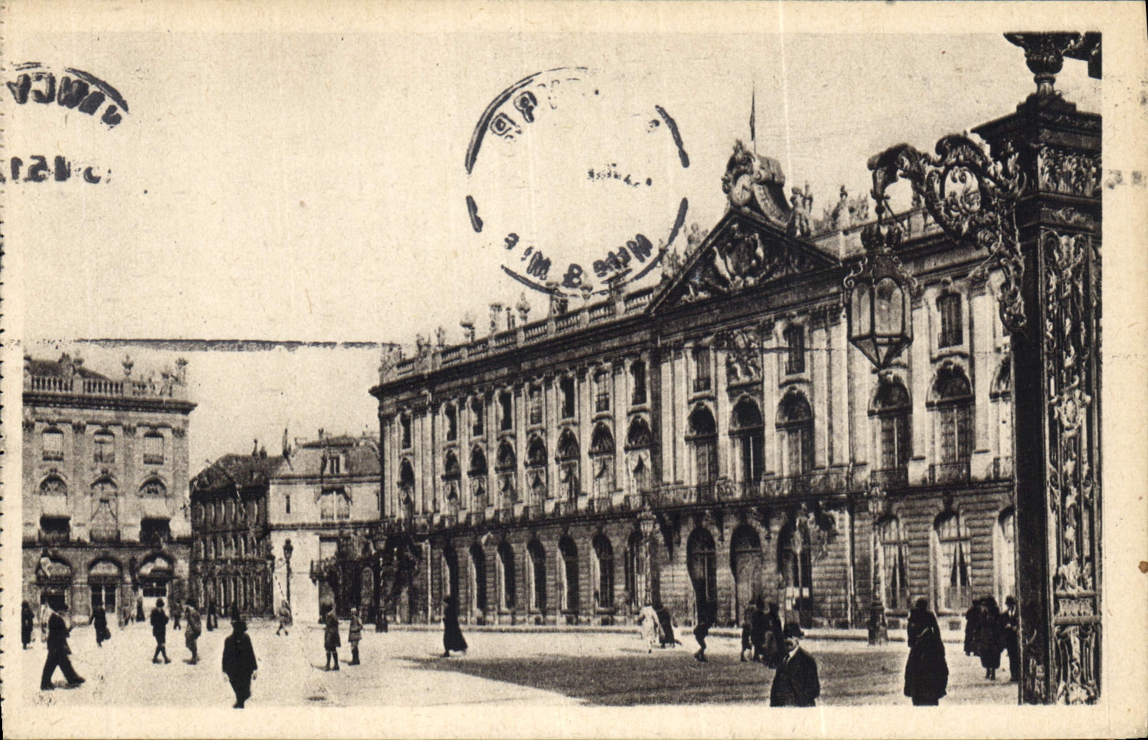 CPA Nancy Place Stanislas Hotel de Ville et Prefecture