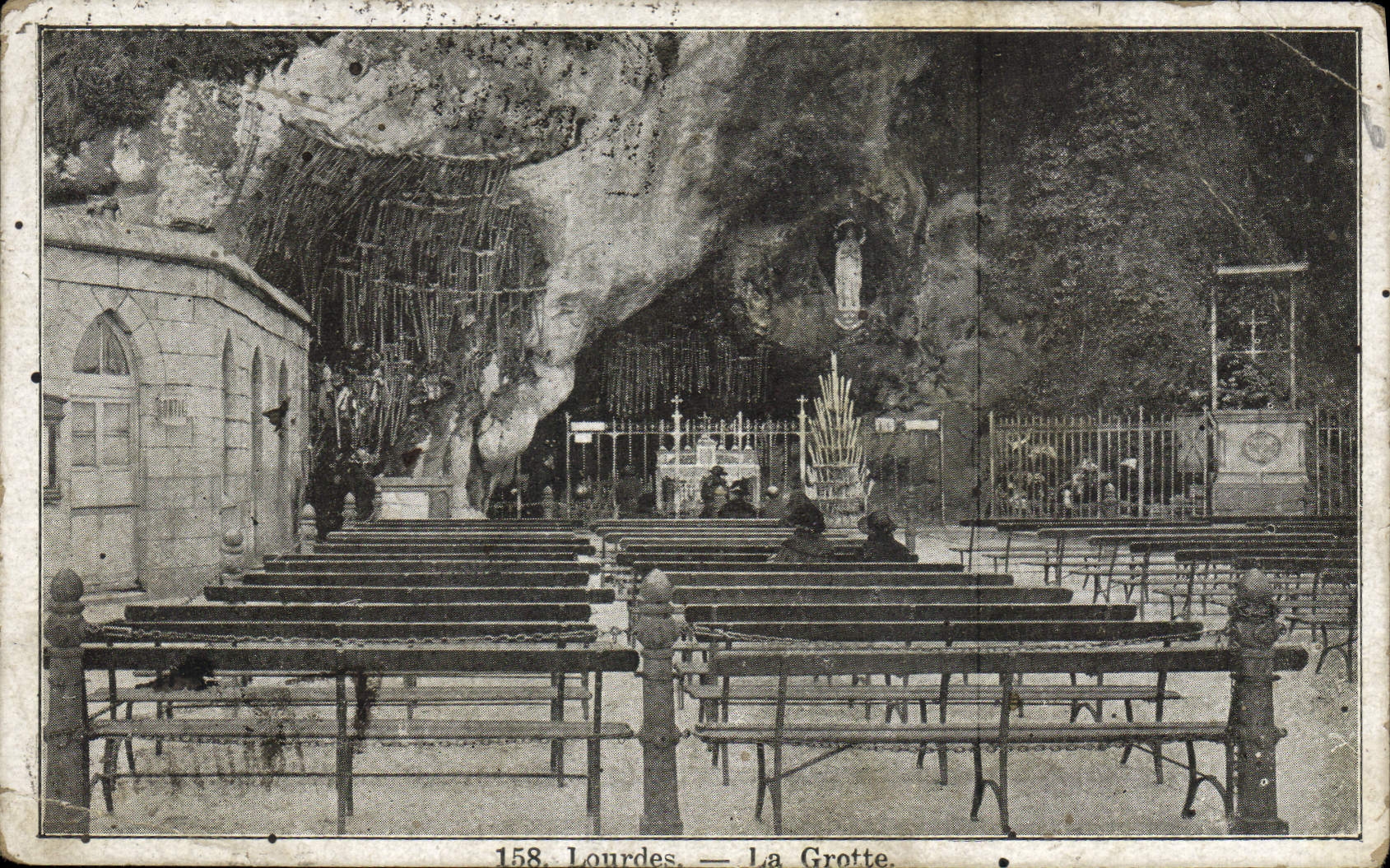 CPA Lourdes La Grotte 