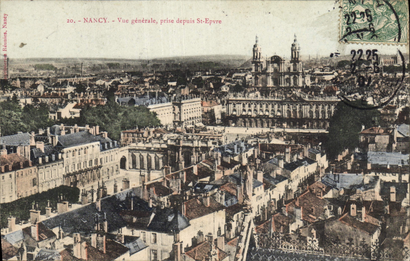 CPA Nancy Vue generale prise depuis St Epvre 