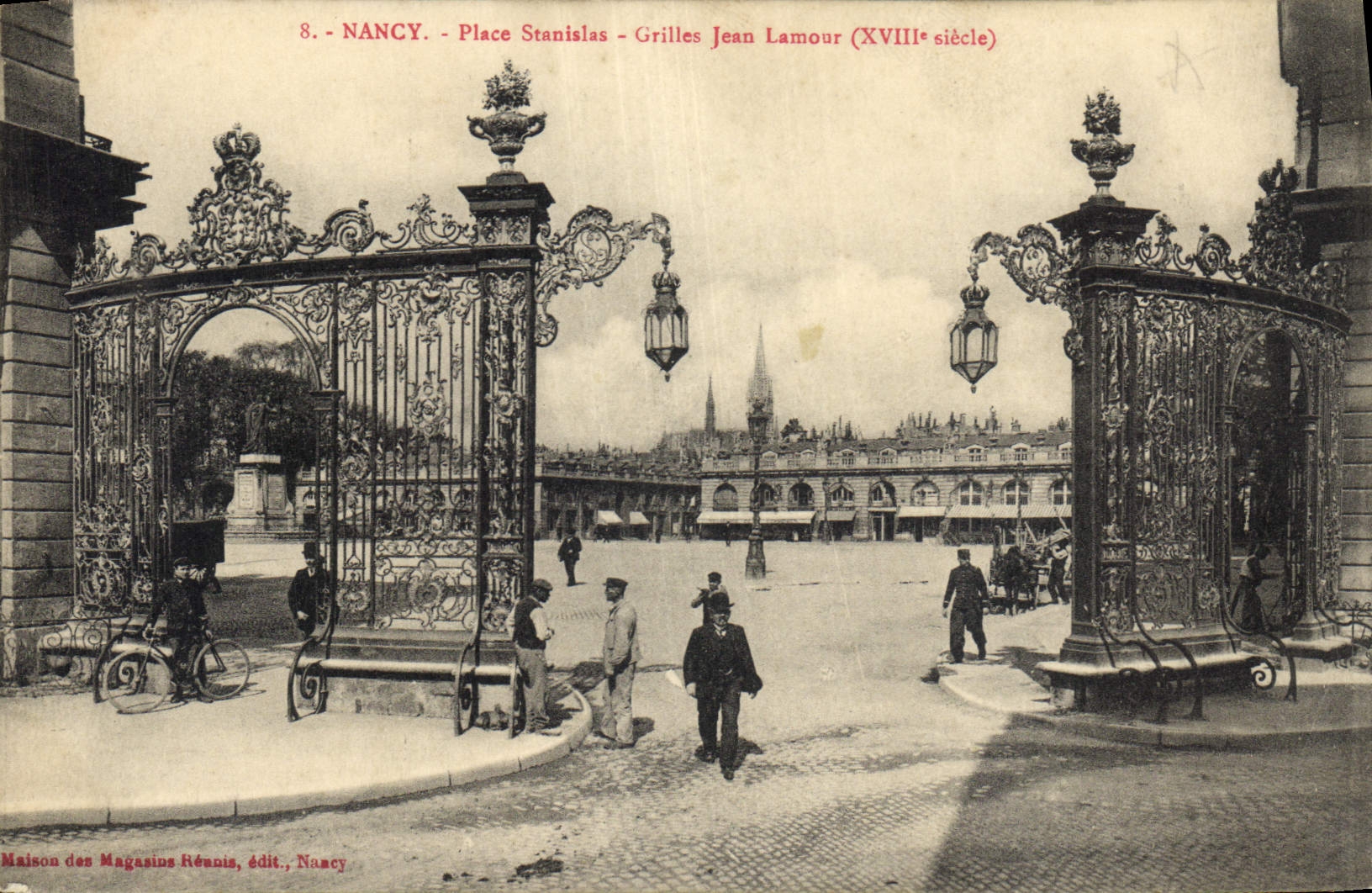 CPA Nancy Stanislas Grilles Jean Lamour 