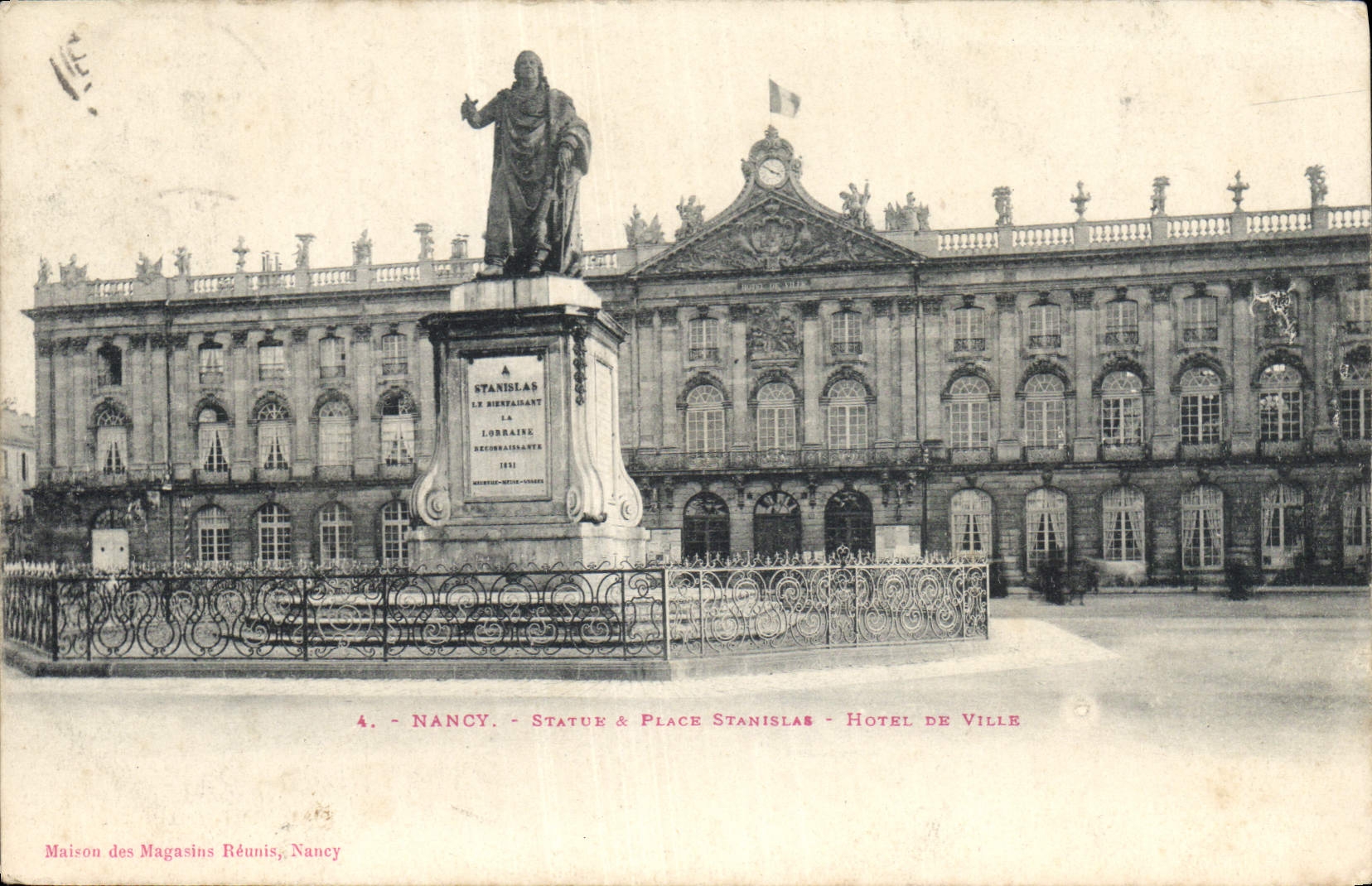 CPA Nancy Statue a Place Stanielas 