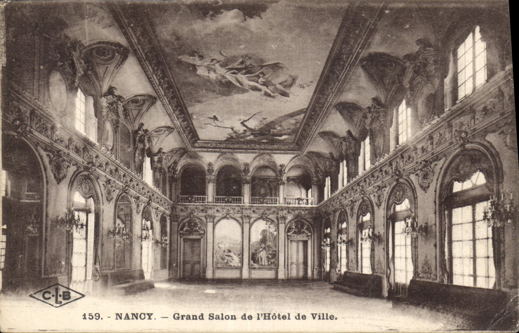 CPA Nancy Grand Salon de l'hotel de Ville
