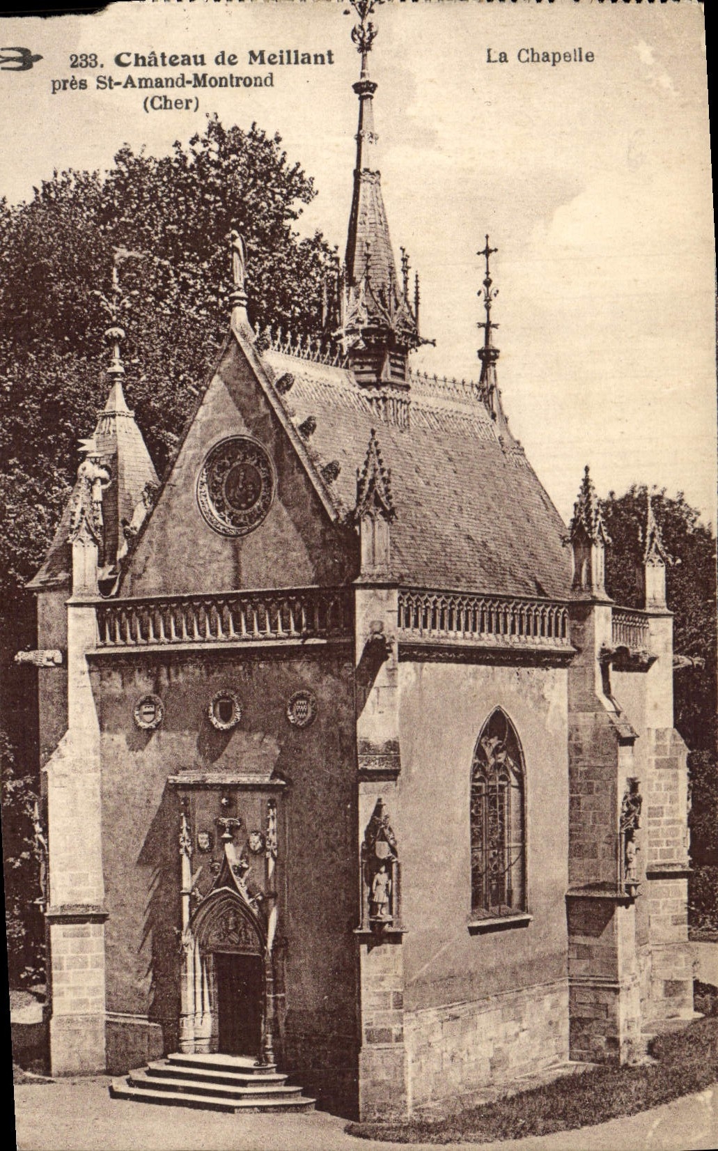 CPA Chateau de Meillant pres St Amand Montrond Cher