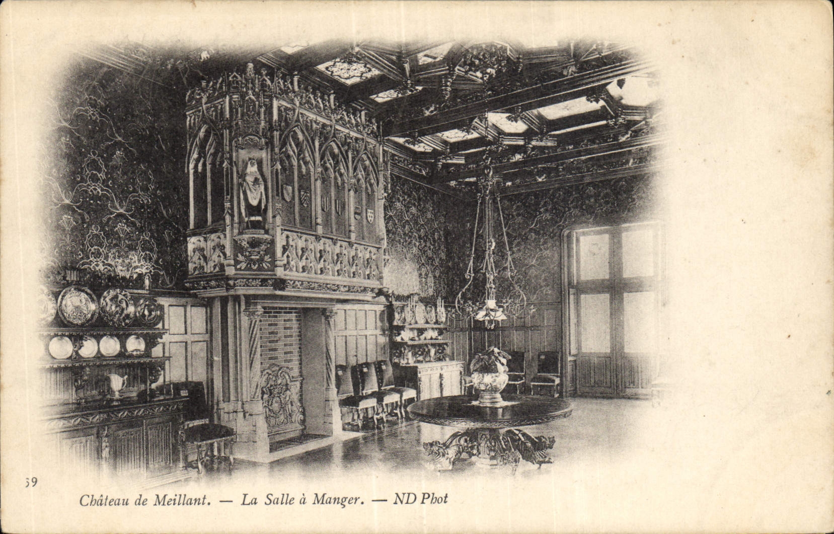 CPA Chateau de Meillant La Salle a Manger 