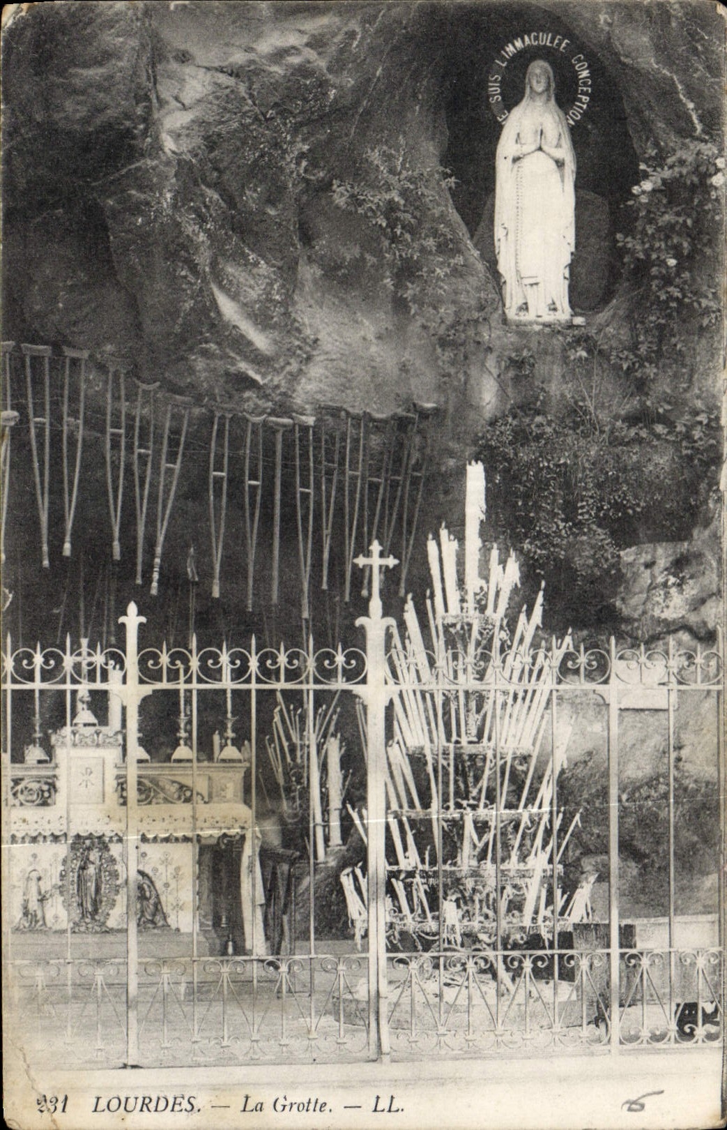 CPA Lourdes La Grotte 
