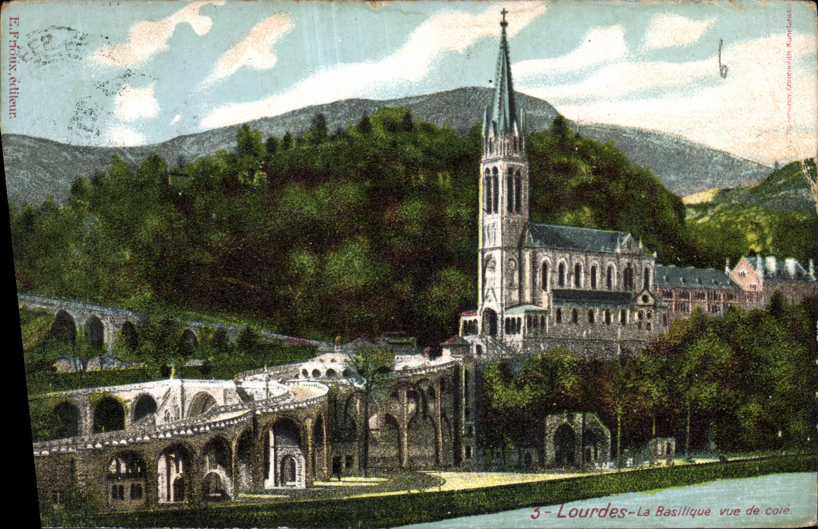 CPA Lourdes La Basilique 