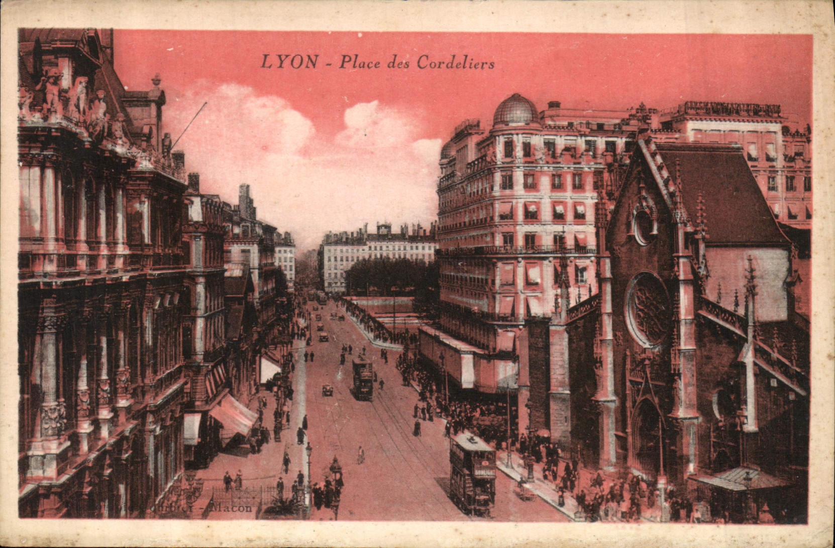 CPA Lyon Place des Cordeliers 
