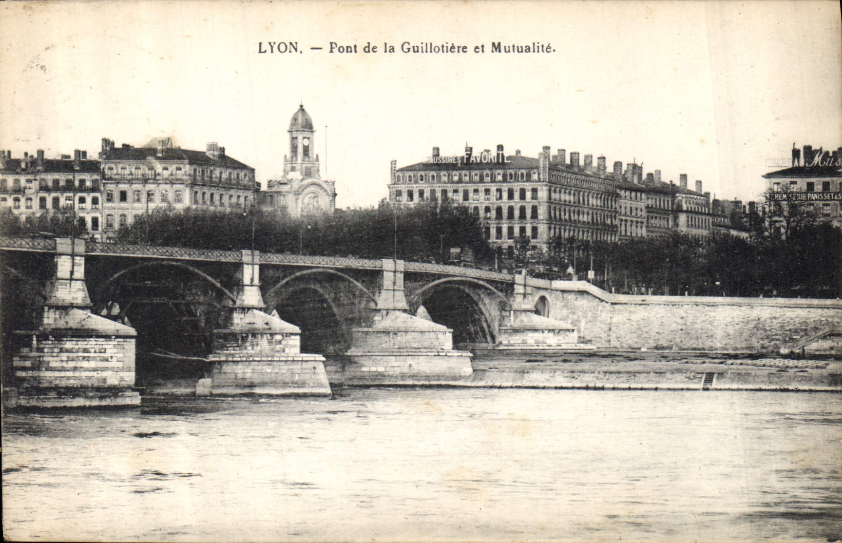 CPA Lyon Pont de la Guillotiere et Mutualite