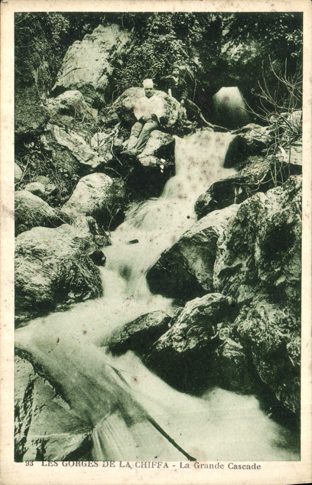 CPA Les Gorges de la Chiffa La Grande Cascade 