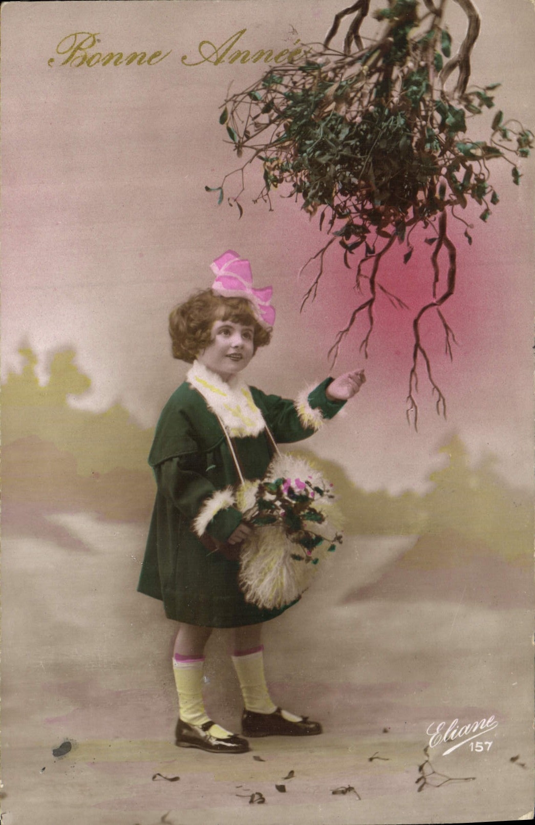 CPA Bonne Annee Enfant