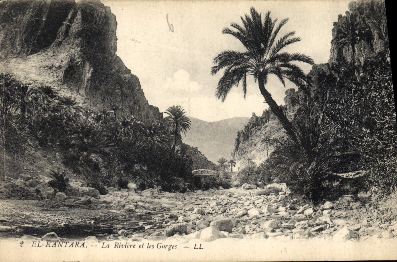 CPA El Kantara La Riviere et les Gorges 