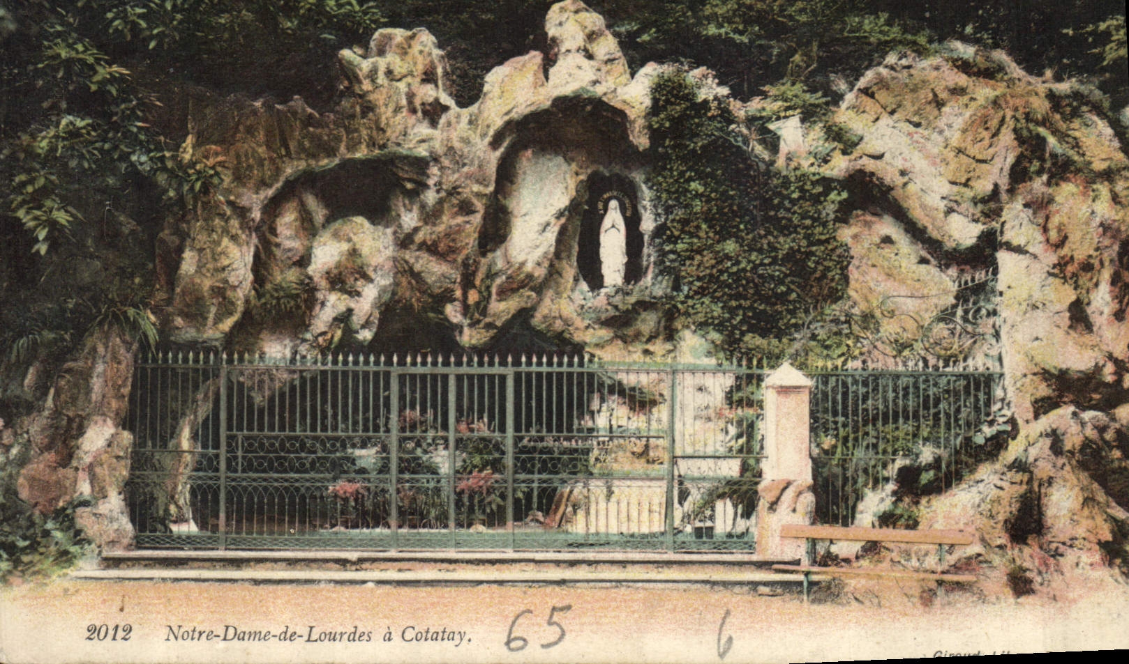 CPA Notre Dame de Lourdes a Cotatay 