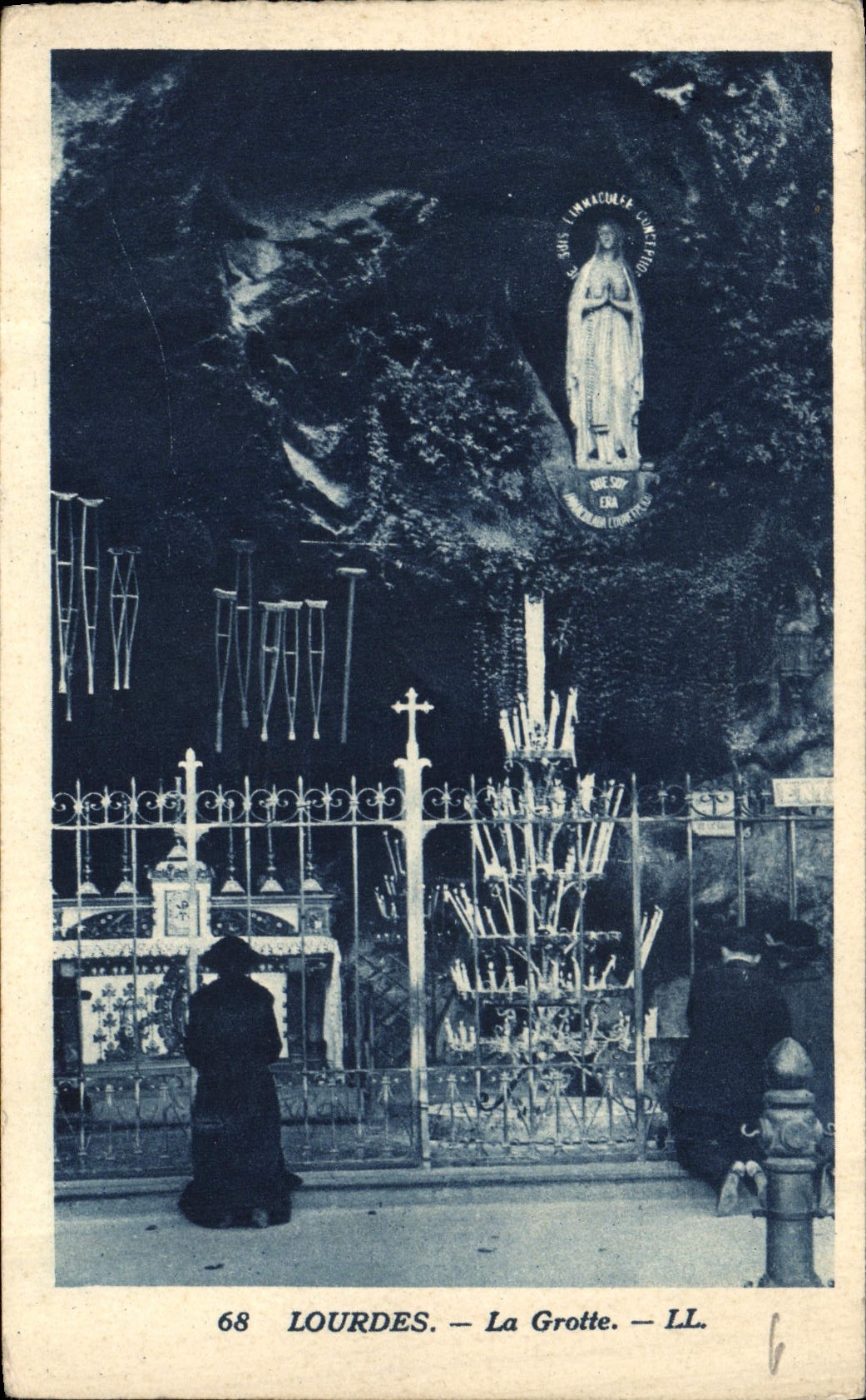 CPA Lourdes La Grotte 