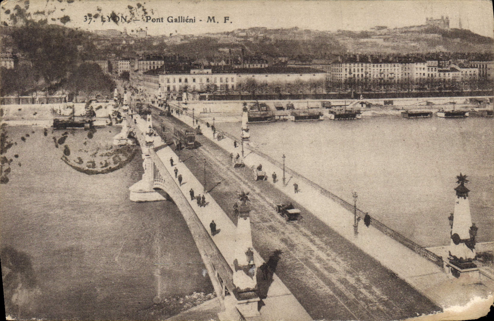 CPA Lyon  Pont Gallient 