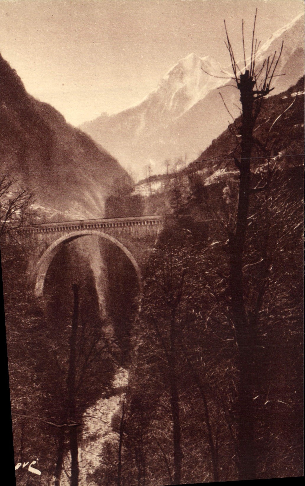 CPA Luz St Sauveur La Pont Napoleon 