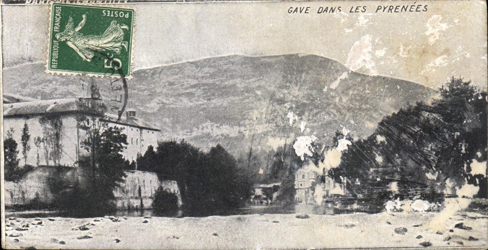 CPA Gave Dans les Pyrenees 