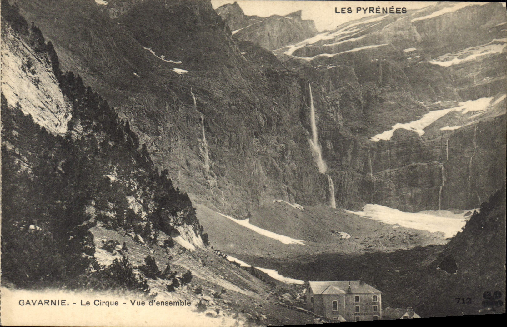 CPA Les Pyrenees Gavarnie Le Cirque Vue d'ensemble 