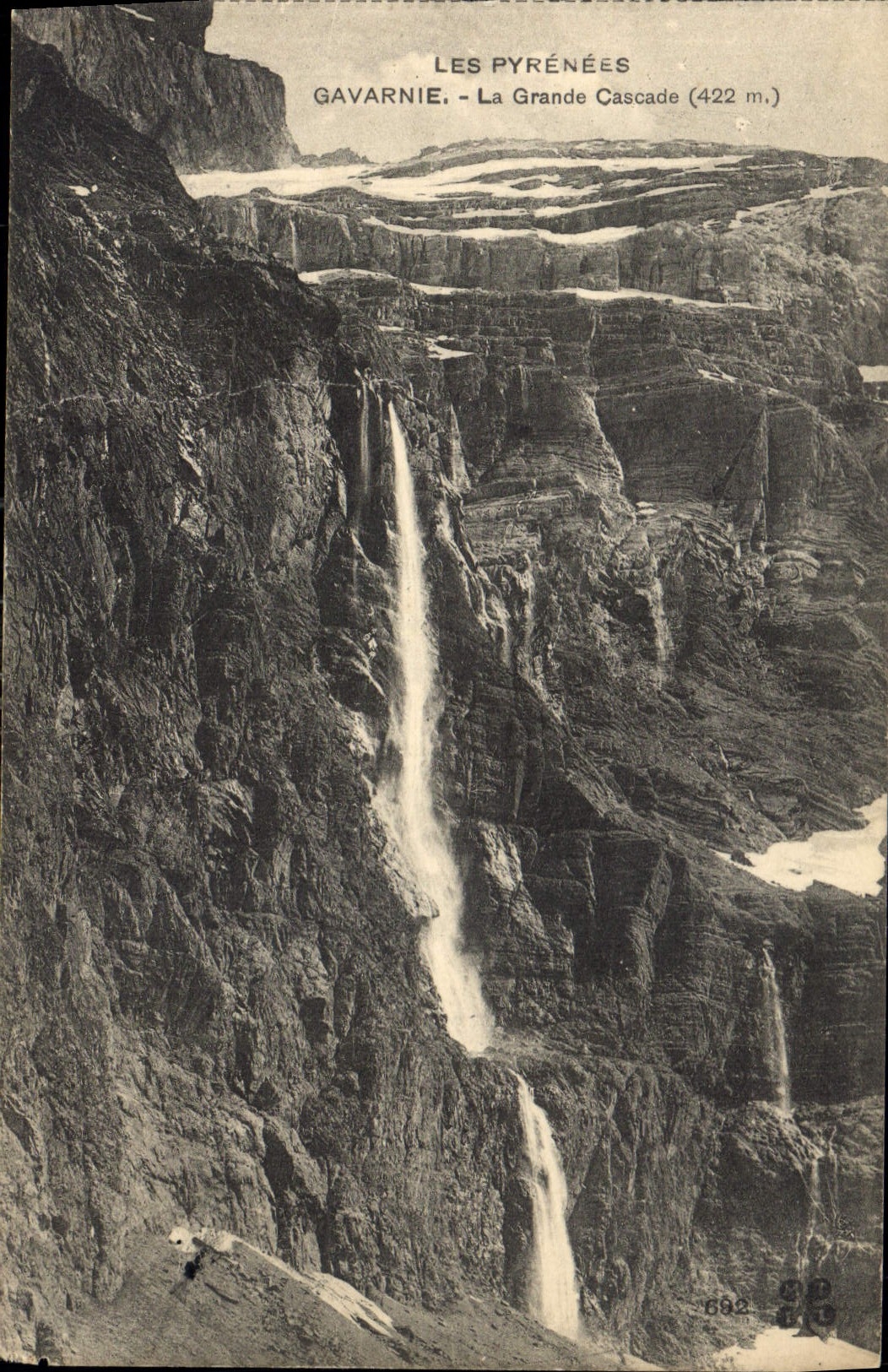 CPA Les Pyrenees Gavarnie La Grande Cascade 