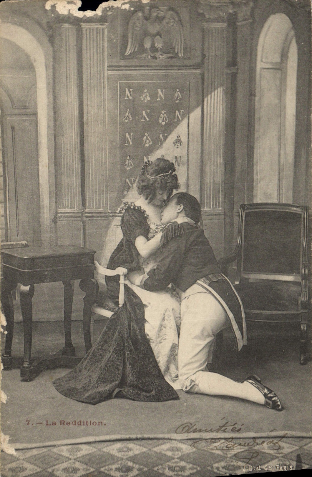 CPA La Reddition Napoleon 1er