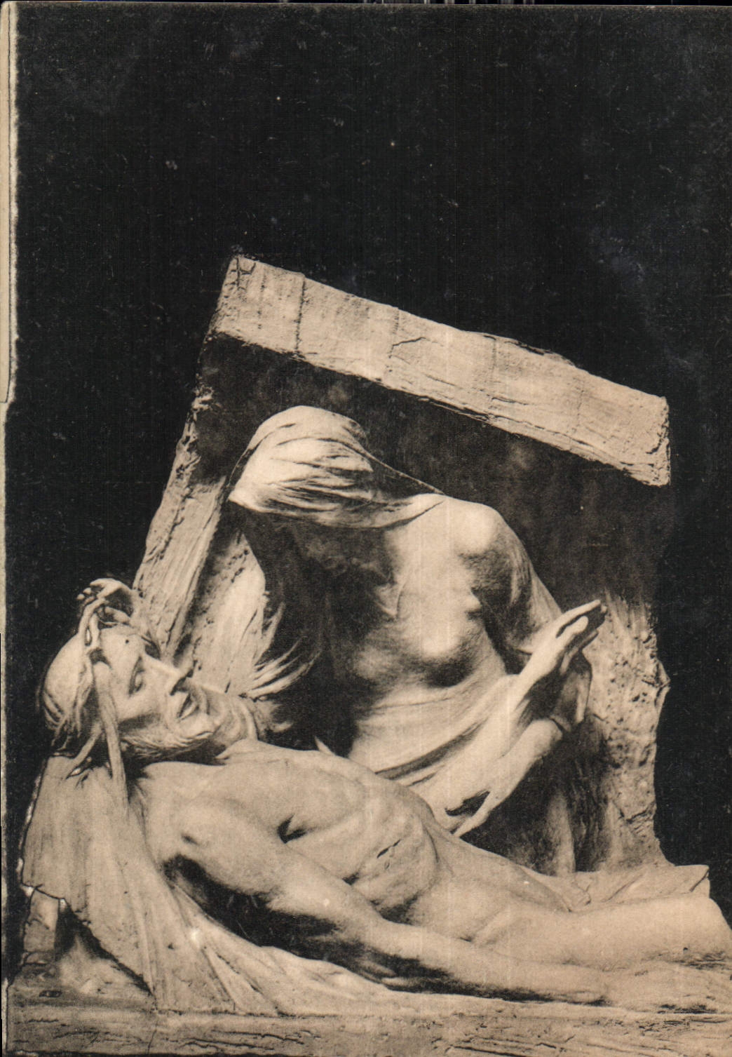 CPA Le Christ au tombeau par C Meunier 