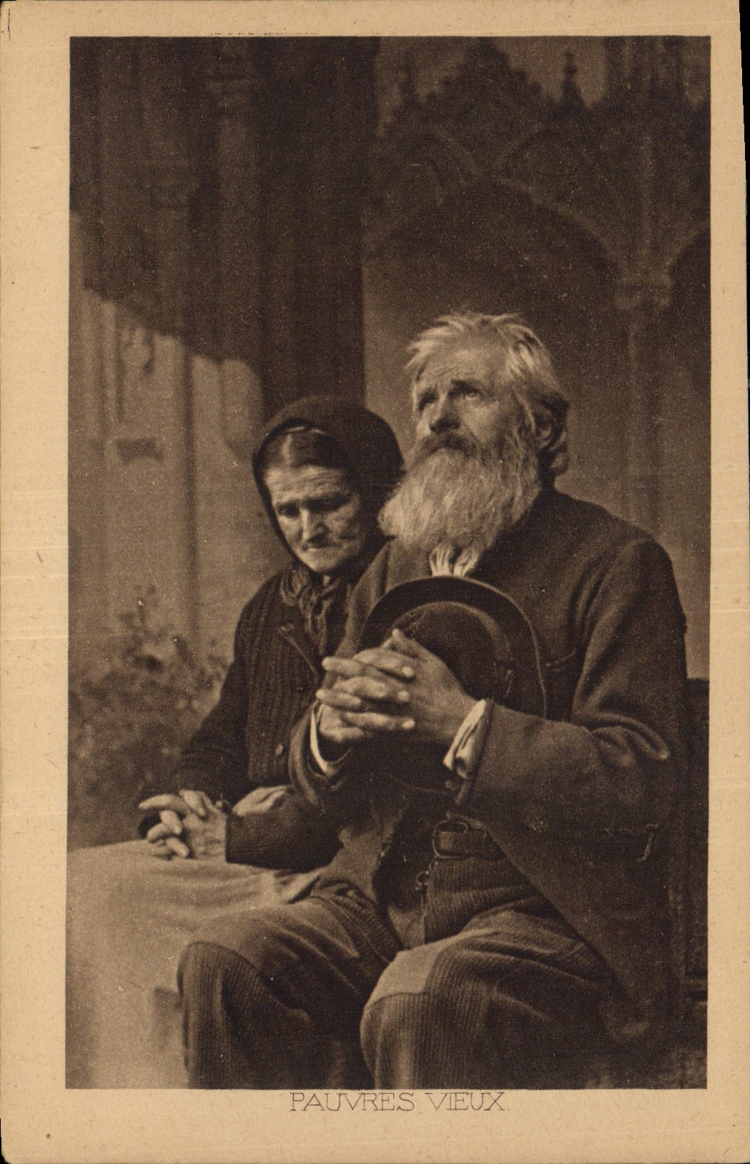 CPA Pauvres Vieux 