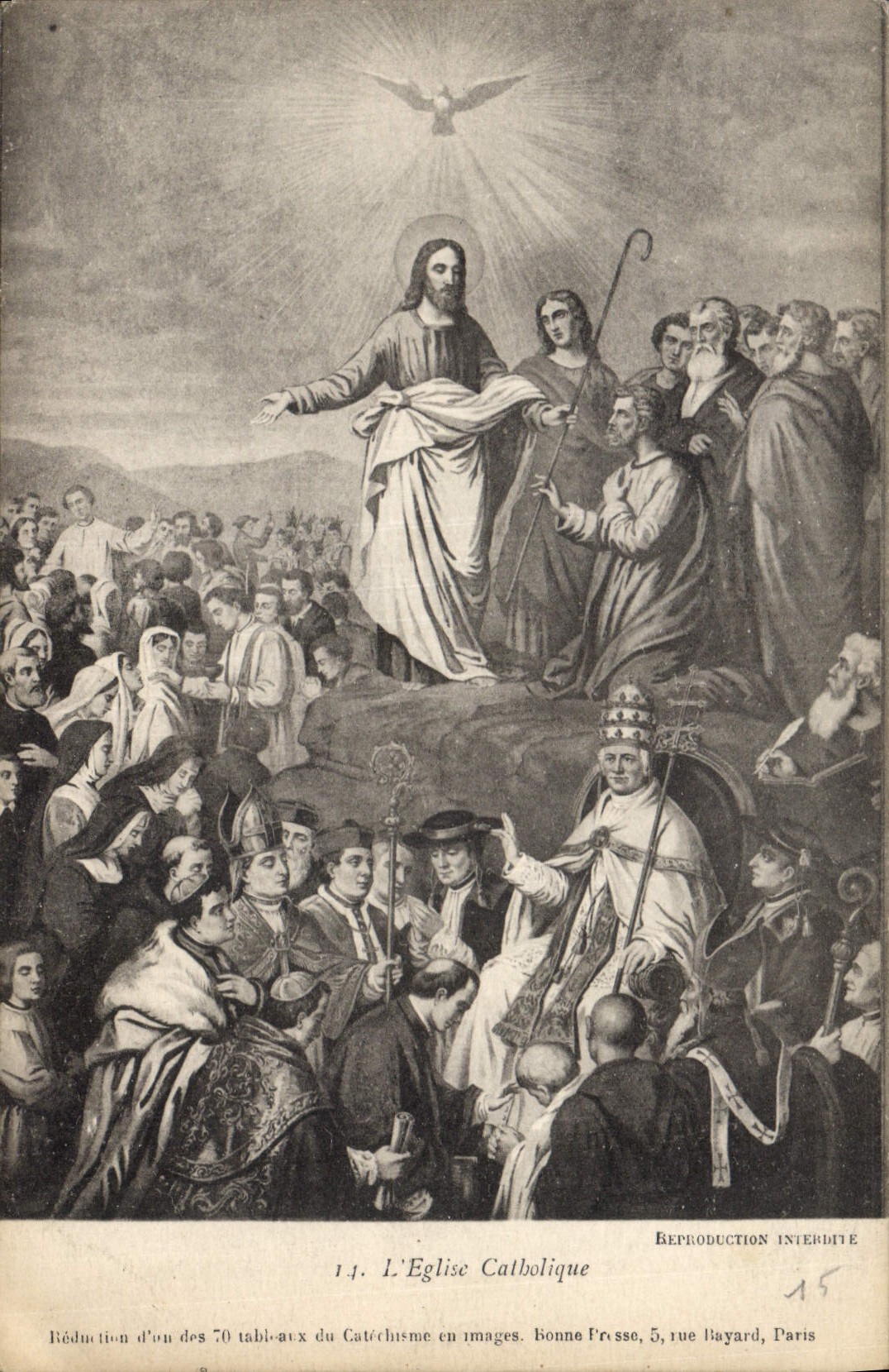 CPA L'Eglise Catholique 