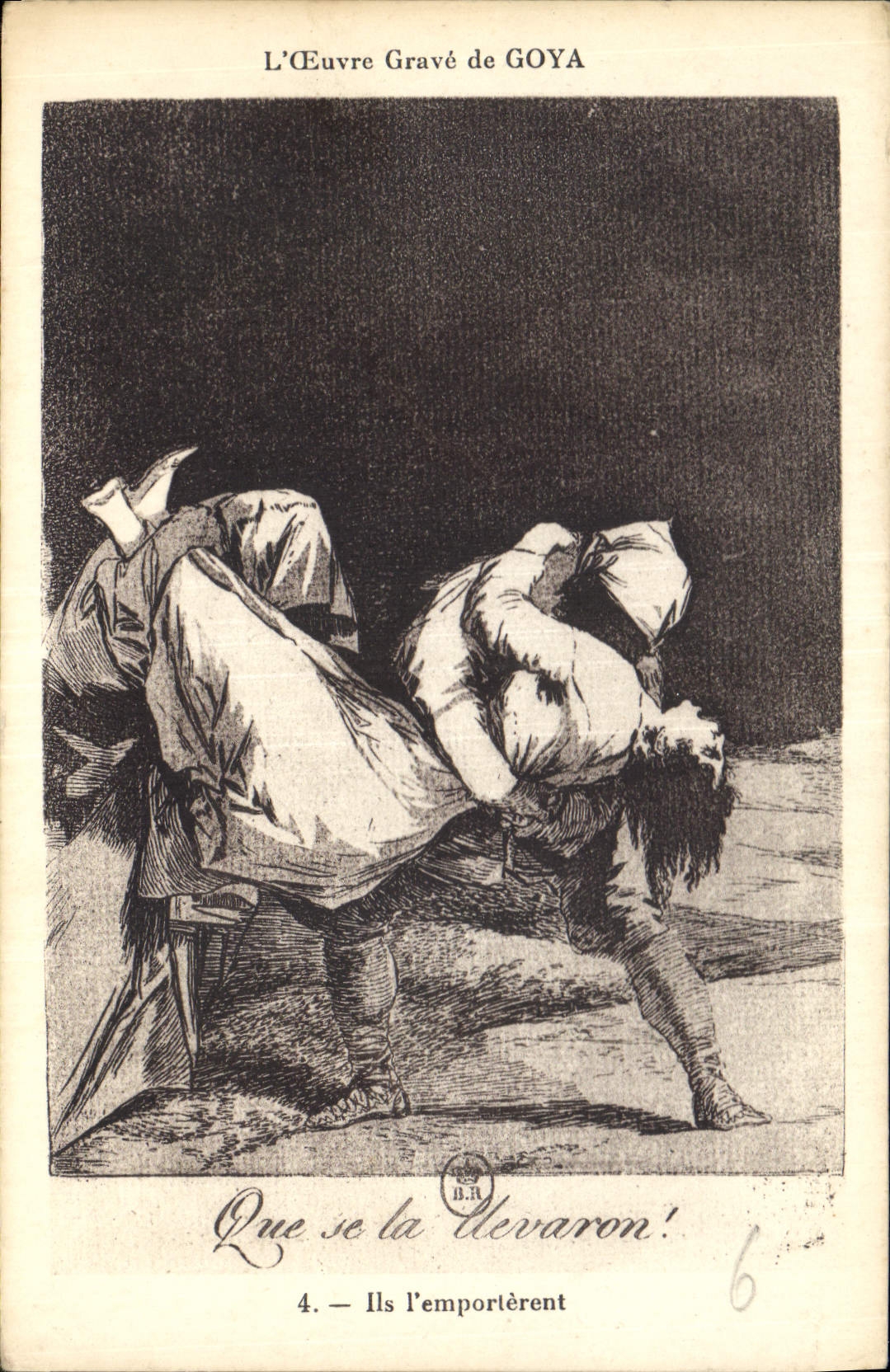 CPA Ils l'emporterent Goya