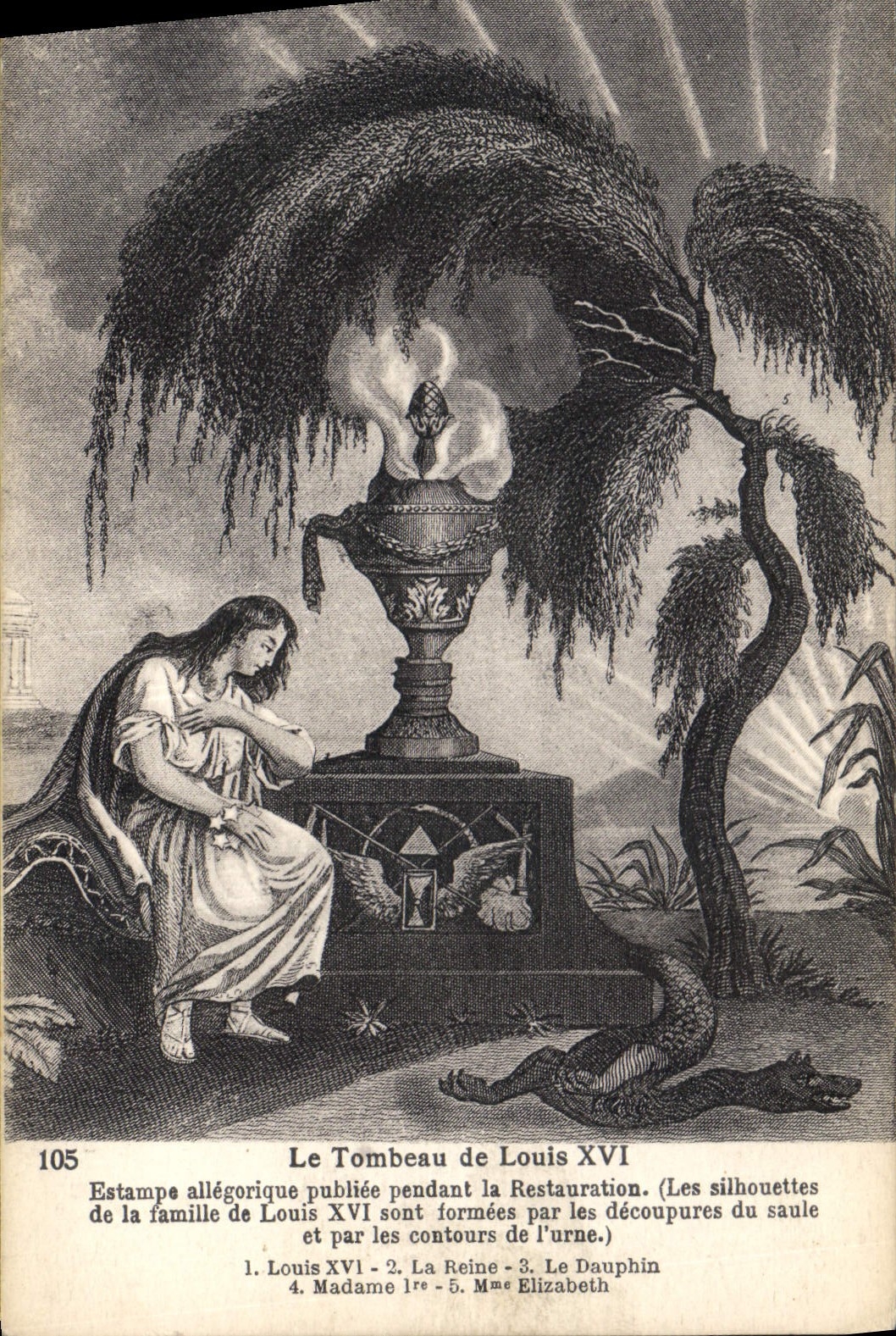 CPA Le Tombeau de Louis XVI