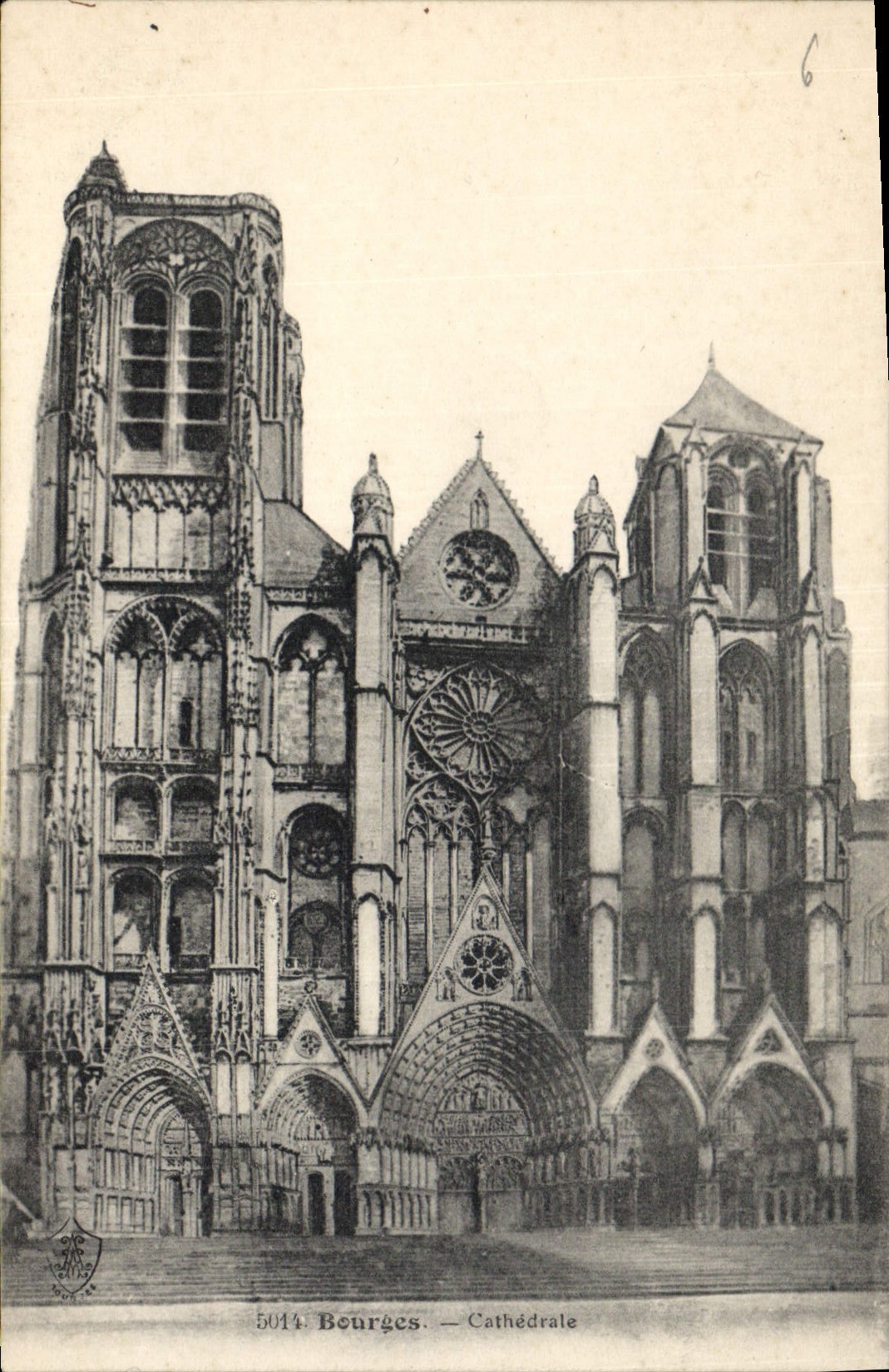 CPA Bourges Cathedrale 