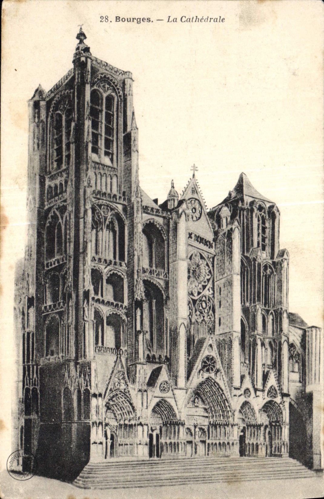 CPA Bourges La Cathedrale 